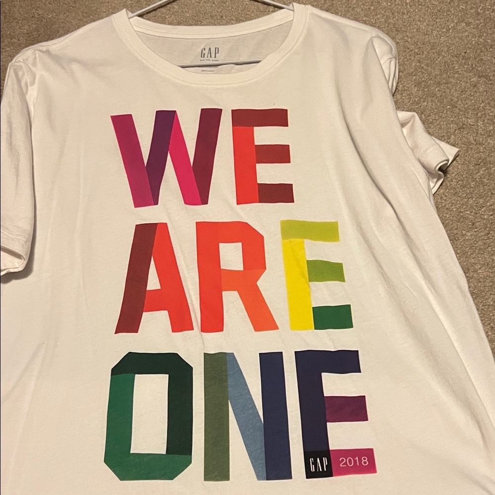GAP Pride Collection from 2018 • We Are One' Tee •